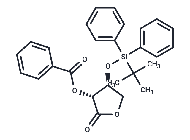 2-O-benzoyl-3-O-t-butyldiphenylsilyl-L-threonolactone