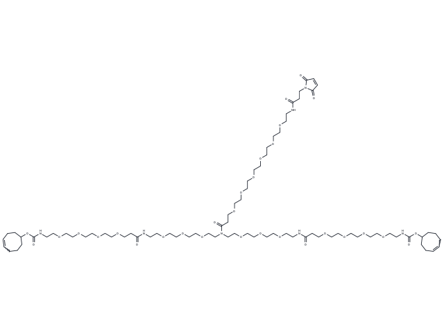 N-(Mal-PEG6)-N-bis(PEG7-TCO)