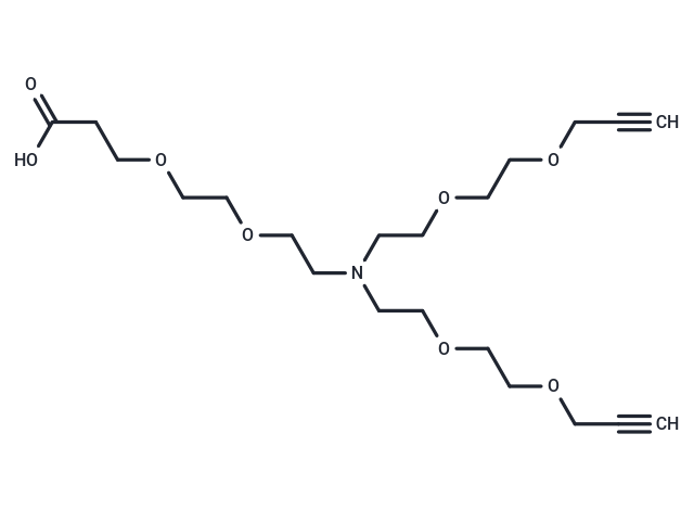 N-(PEG2-C2-acid)-N-bis(PEG2-propargyl)