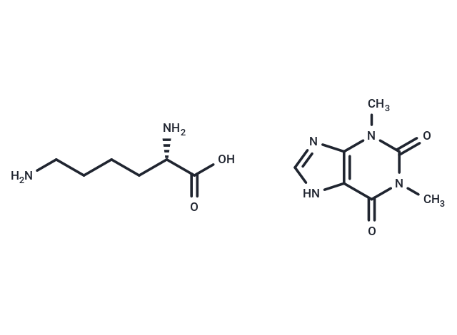 Lysine theophylline