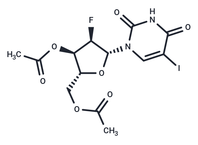 3’,5’-Di-O-acetyl-2’-deoxy-2’-fluoro-5-iodouridine