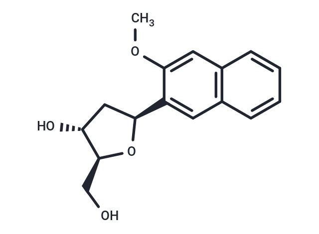 1-alpha-D-(3-Meth oxynaphthalen-2-yl)-2’-deoxy riboside; (1S)-1,4-Anhy dro-2-deoxy-1-C-(3-methoxy)-naphthalenyl)-D-erythro-pentitol