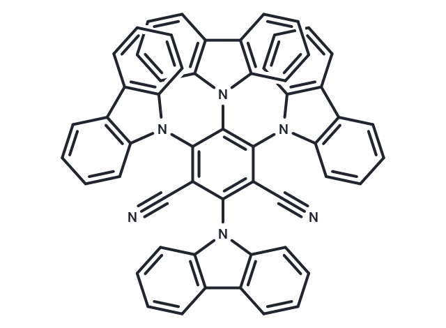 2,4,5,6-Tetra(9H-carbazol-9-yl)-1,3-Dicyanobenzene