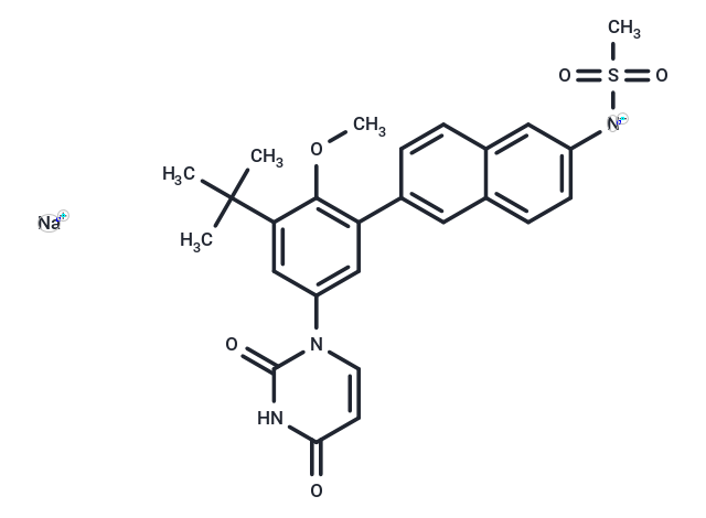 Dasabuvir sodium