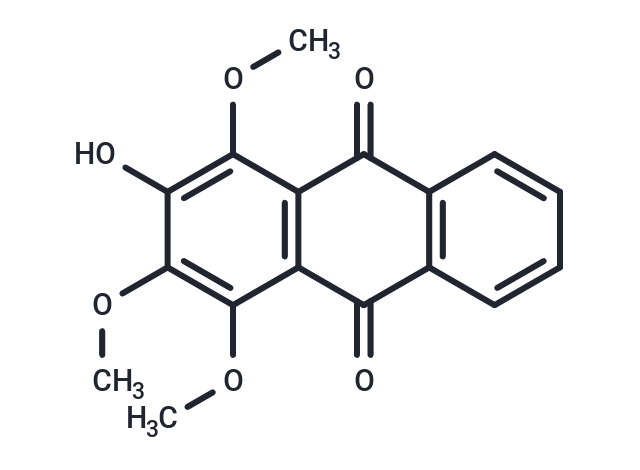 2-Hydroxy-1,3,4-trimethoxyanthraquinone