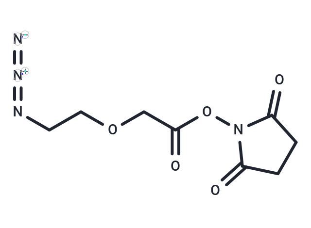 Azido-PEG1-CH2CO2-NHS