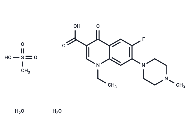 Pefloxacin Mesylate Dihydrate