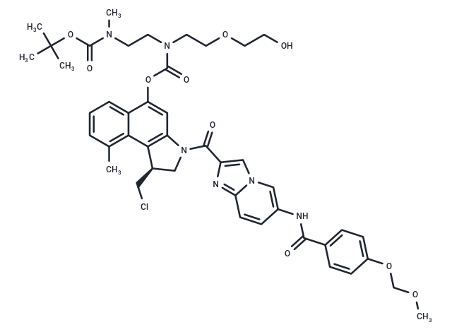 MethylCBI-azaindole-benzamide-MOM-Boc-ethylenediamine-D