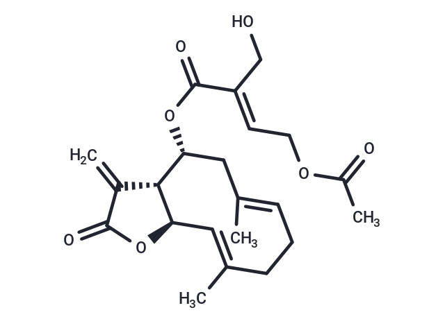 8 beta-(4-Acetoxy-5-hydroxytigloyloxy)costunolide