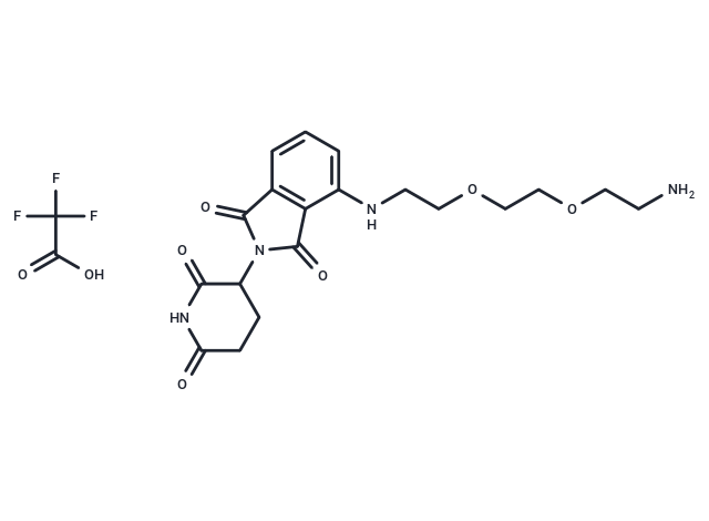 Thalidomide-PEG2-C2-NH2 TFA