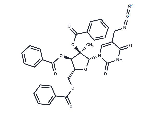 5-Azidomethyl-2'-beta-methyl-2',3',5'-tri-O-benzoyluridine