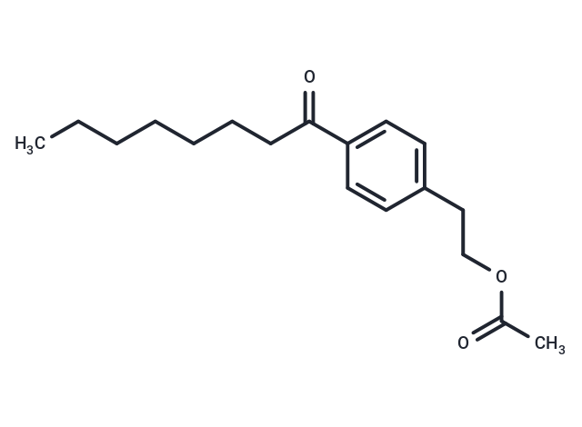 1-Octanone,1-[4-[2-(acetyloxy)ethyl]phenyl]