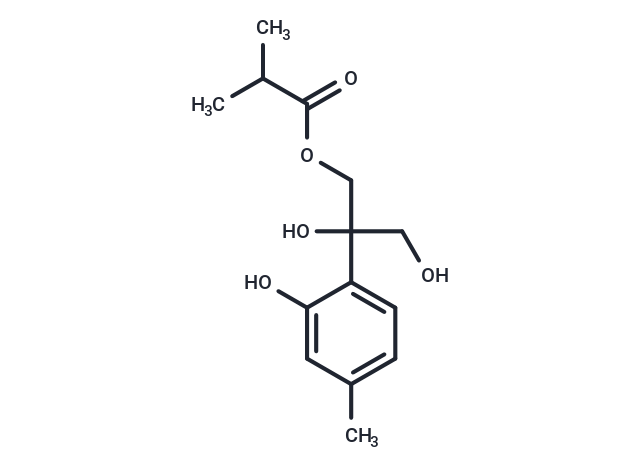 8,9-Dihydroxy-10-isobutyryloxythymol