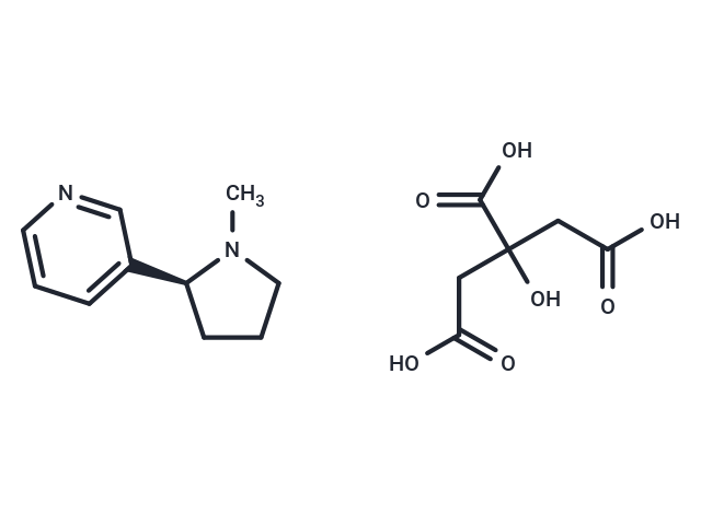 Nicotine hemicitrate