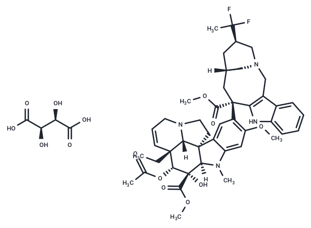 Vinflunine ditartrate