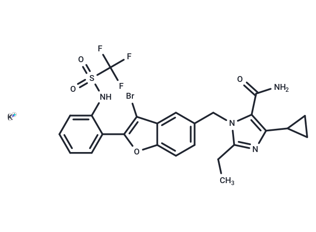 Saprisartan potassium