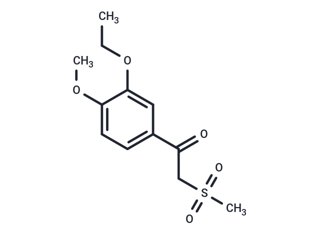 1-(3-Ethoxy-4-methoxyphenyl)-2-(methylsulfonyl)ethanone