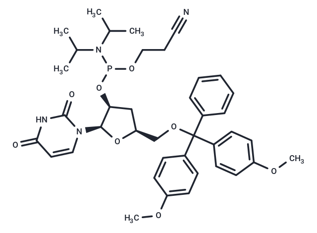 5’-O-DMTr-3’-deoxyuridine   2’-CED phosphoramidite