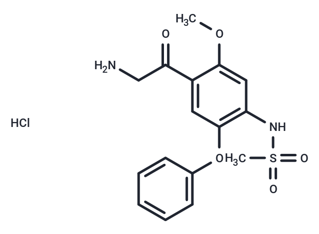 N-(4-(2-Aminoacetyl)-5-methoxy-2-phenoxyphenyl)methanesulfonamide hydrochloride