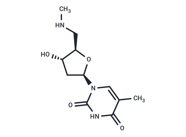 5’-Deoxy-5’-N-methylaminothymidine