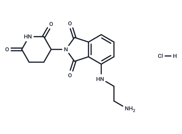 Pomalidomide-C2-NH2 hydrochloride