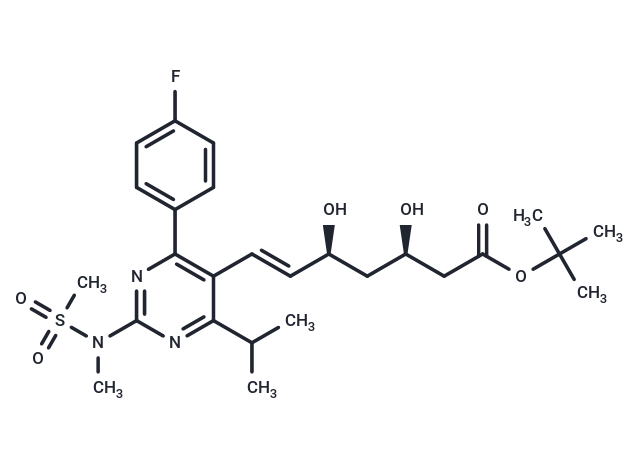 (3R,5S,6E)-7-[4-(4-Fluorophenyl)-6-isopropyl-2-[(methanesulfonyl) methylamino]pyrimidin-5-yl]-3,5-dihydroxyhept-6-enoic acid tert-butyl ester