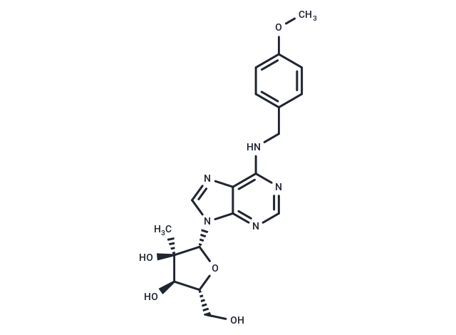 N6-(4-Methoxybenzyl)-2’-C-methyl adenosine