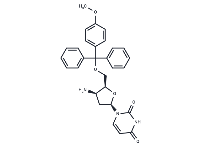 3’-b-Amino-2’,3’-dideoxy-5’-O-methoxy trityluridine