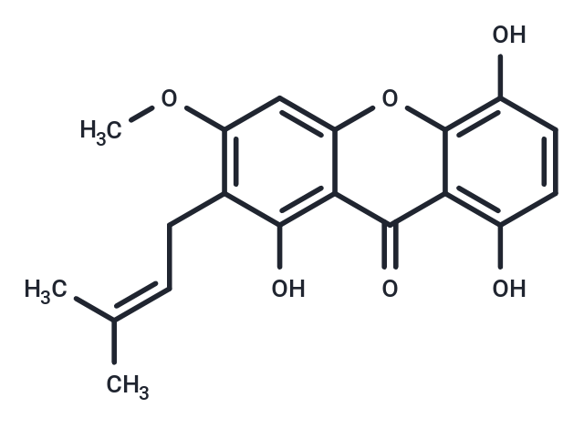 1,5,8-Trihydroxy-3-methoxy-2-prenylxanthone