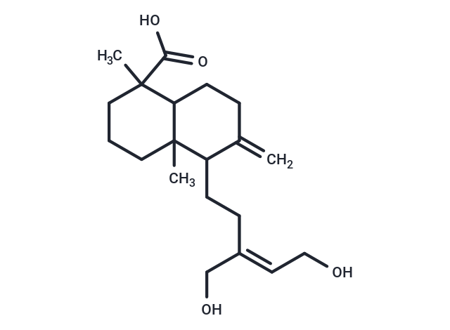 15,16-Dihydroxy-8(17),13-labdadien-18-oic acid