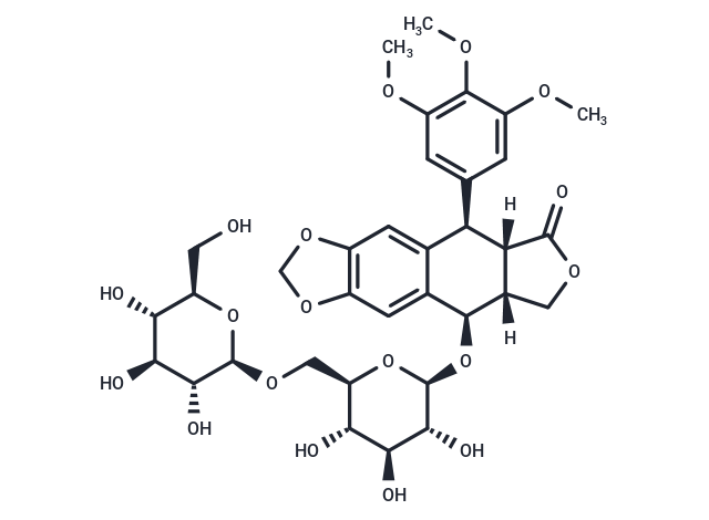 Picropodophyllin-4-O-β-D-glucopyranosyl-(1→6)-β-D-glucopyranoside