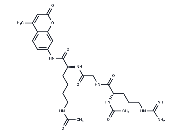 Ac-Arg-Gly-Lys(Ac)-AMC