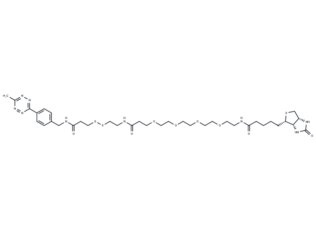 Methyltetrazine-SS-PEG4-Biotin