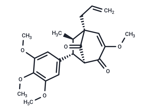 5-Allyl-3-methoxy-6-methyl-7-(3,4,5-trimethoxyphenyl)bicyclo[3.2.1]oct-3-ene-2,8-dione