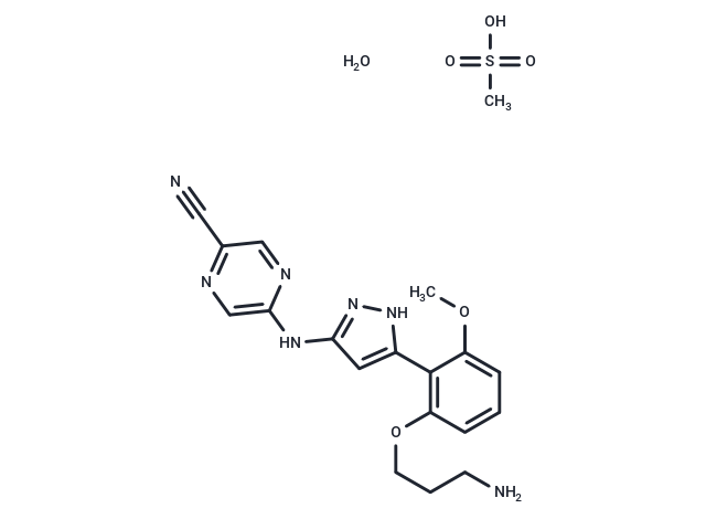 Prexasertib Mesylate Hydrate