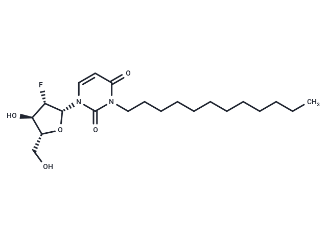 2’-Deoxy-2’-fluoro-N3-(n-dodecyl)-beta-D-arabinouridine