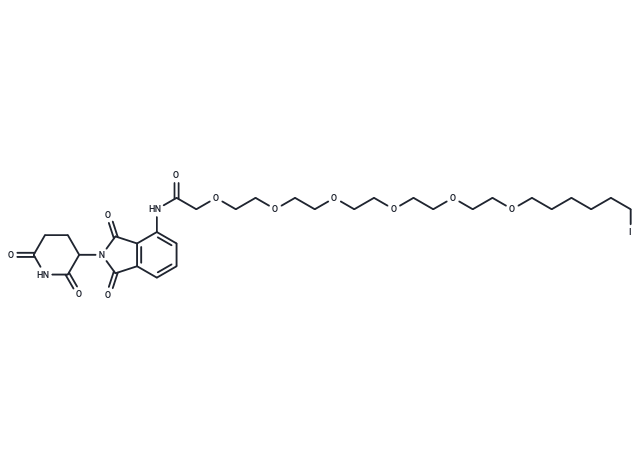 Pomalidomide-PEG6-butyl iodide