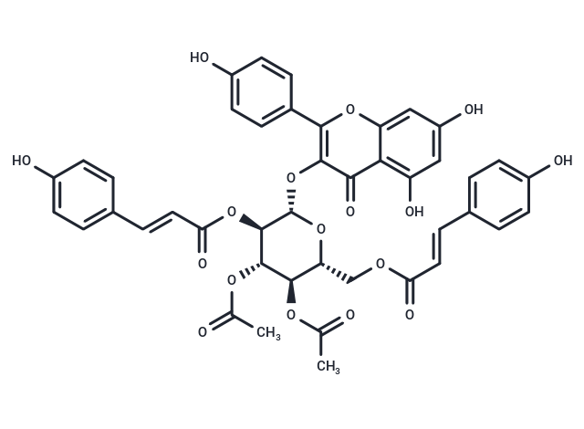 3'',4''-Di-O-acetyl-2'',6''-di-O-p-coumaroylastragalin