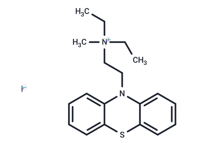 Ammonium, diethylmethyl(2-(10-phenothiazinyl)ethyl)-, iodide