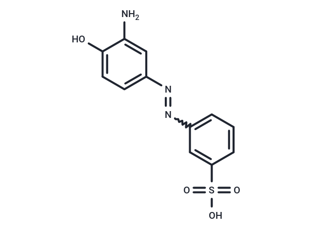 m-((3-Amino-4-hydroxyphenyl)azo)benzenesulphonic acid