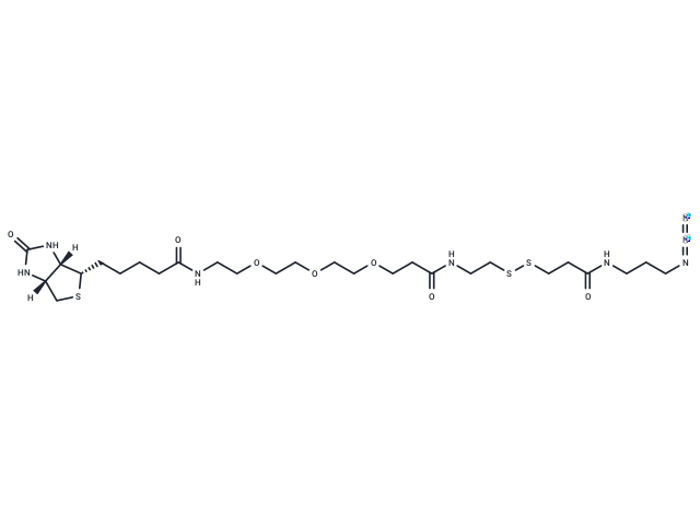 Biotin-PEG3-SS-azide