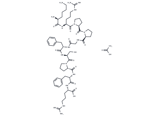 Lys-Bradykinin acetate(342-10-9 free base)