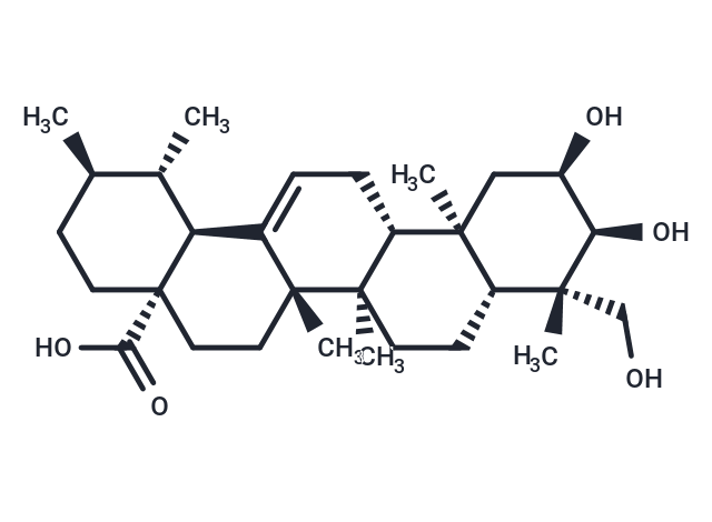 2,3,24-Trihydroxy-12-ursen-28-oic acid