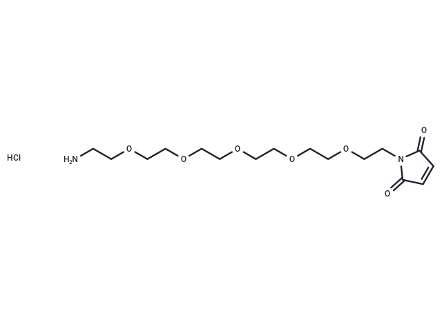 Mal-PEG5-C2-NH2 hydrochloride