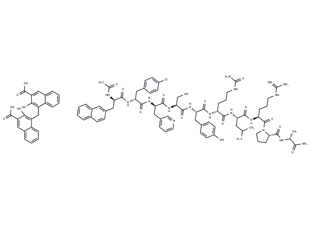 Dicetrorelix pamoate