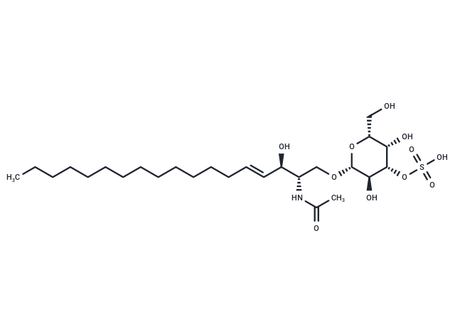 C2 3'-sulfo Galactosylceramide (d18:1/2:0)