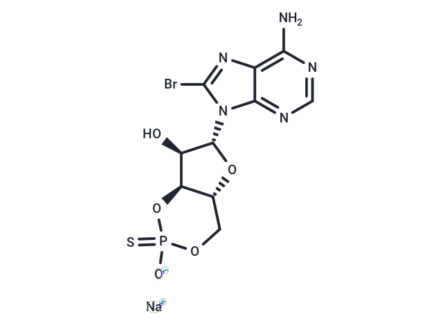 Rp-8-bromo-Cyclic AMPS (sodium salt)