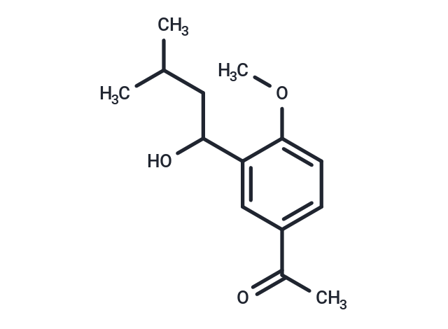 1-(3-(1-Hydroxy-3-methylbutyl)-4-methoxyphenyl)ethan-1-one