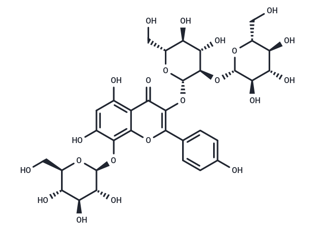 Herbacetin-3-sophoroside-8--glucoside