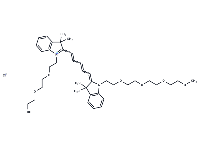 N-(m-PEG4)-N'-(hydroxy-PEG2)-Cy5